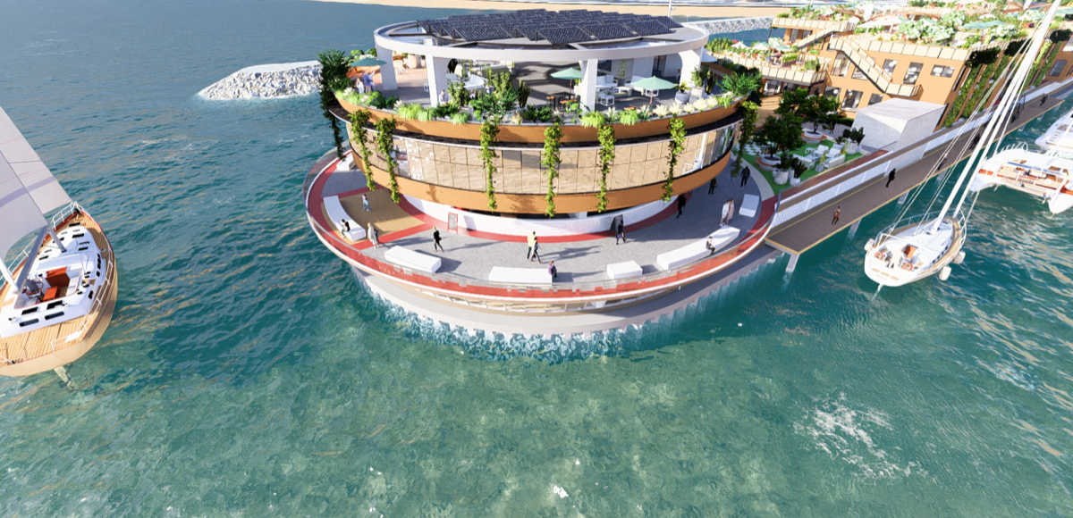 Píer Oporto - Vista aérea